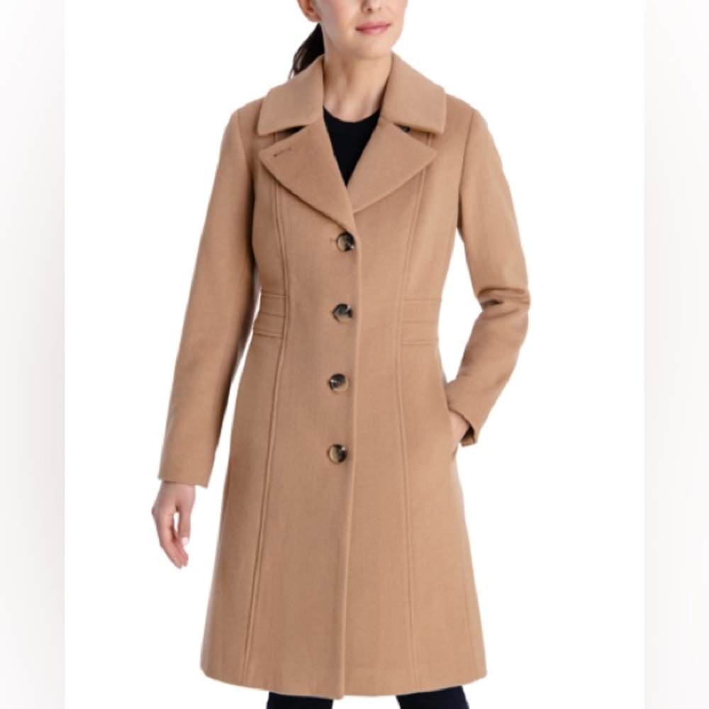 Cashmere blend pea coat